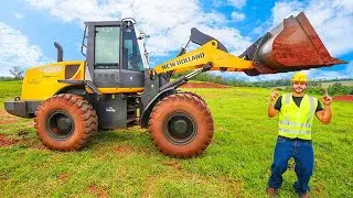 FIZ CURSO PARA PILOTAR ESSE MONSTRO! A P&Aacute; CARREGADEIRA