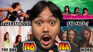 my FIRST TIME to no na - superstitious | sad face | the one | work (Official Music Video) REACTION