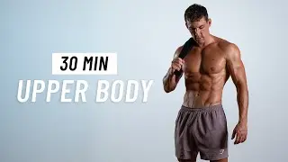 30 Min Upper Body Workout At Home - Tone & Sculpt (No Equipment)