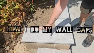 How I Finish Wall Caps &ndash; Mitre vs Full Slab Explained