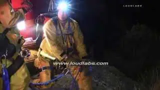 Vehicle Over the Side Crash / Santa Clarita   RAW FOOTAGE