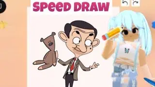 Mr. Bean Speed Drawing 🖍️😂