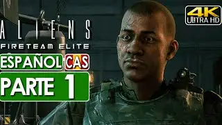 Aliens Fireteam Elite Gameplay Espa&ntilde;ol Walkthrough Parte 1 (4K 60FPS) 🕹️ SIN COMENTARIOS