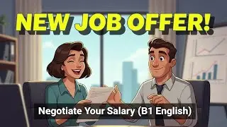 💰 GET PAID MORE! Master Job Offer Negotiation & Professional English (B1 Super Dialogue)