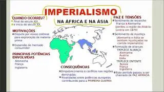 IMPERIALISMO NA ÁFRICA E NA ÁSIA - História Geral