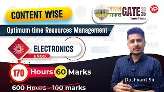 170 Hours 60+ Marks | How to get? Plan for सरल GATE सफल GATE ECE 2025 Free Module