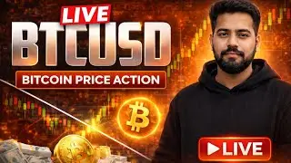 BTCUSD LIVE TRADE 🔴 | Safe Entry & Stop Loss | Live Price Action Trading