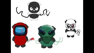 HOW TO GET SUS ALIEN GAMER INVERTED PANDAS