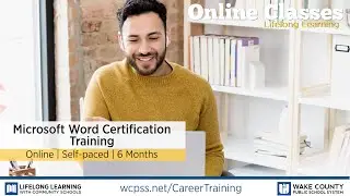 Career Training Certificate - Microsoft Word Certification Training