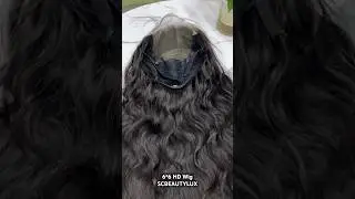 😍6x6 HD Wig with Gorgeous Body Wave Texture & Big Parting Space