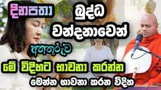 බුද්ධ වන්දනාවෙන් අනතුරුව සිදුකල යුතුම භාවනාවක් | Hasalaka Seelawimala Thero  | හසලක සීලවිමල හිමි | 