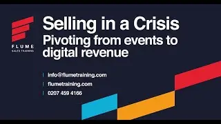 Selling in the Crisis - Pivoting from events to digital Webinar