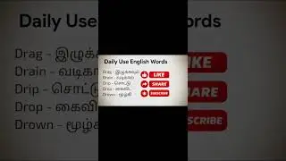 Daily Use English Words