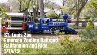 ST. Louis Zoo Trains Railfanning and Ride