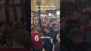 Singing my new West Ham song in front of West Ham royalty #whufc #westham #whu #coyi #westhamunited