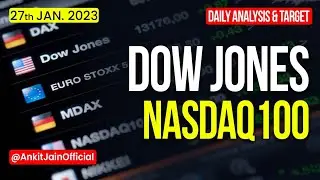 Dow Jones Stock Market Today | Nasdaq100 Index Live | US30 & US100 Technical Analysis|Bull Run Rally