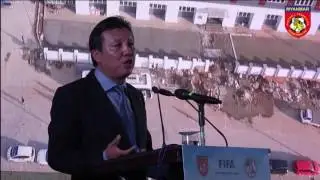 Speech of U Zaw Zaw, MFF President at Opening Ceremony of National Football Academy