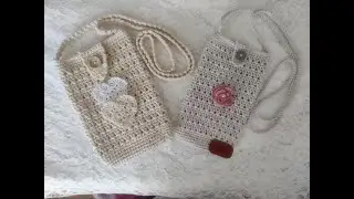 Tuto #Pochette pour #T&eacute;l&eacute;phone ou autres au #crochet 🪡🧶❤️