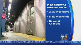 MTA Subway Ridership Drops