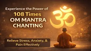 108 Times Om Mantra Chanting | Deep Healing for Stress, Anxiety & Pain Relief | Sacred Frequency