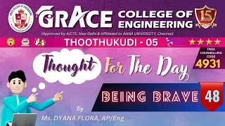 Thought for the day - 48 Being Brave