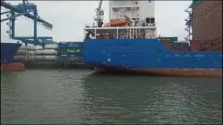 #cargoship  #view from my boat ride in #rotterdam #maasriver #port. #thankyouforwatching 