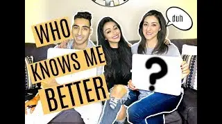 WHO KNOWS ME BETTER CHALLENGE - BRO VS SIS - **SHOCKING**
