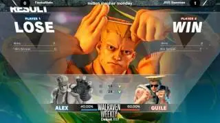 JWE Samrican(Guile) vs FinchoMatic(Alex) Walraven Weekly Detroit 117