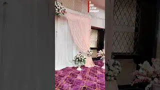 kam budget mein stage decoration video #shorts #youtubchannel #wedding #foryou #decor