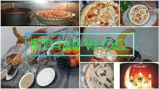 Ramadan day 1 Ifthar preparation | Pizza pie recipe | ifthar vlog