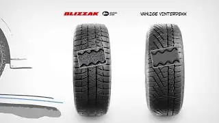 Bridgestone BLizzak Piggfrie Vinterdekk - kortversjon