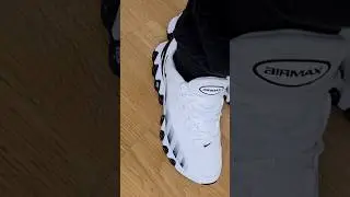 Nike Air Max DN8 White/Black Shoes On Feet #nike #airmax #dn8 @nike