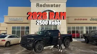 NEW 2026 Ram 2500 Rebel Walkaround with Jill at Redwater Dodge | 6.7L Cummins Diesel & 14.4