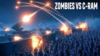 Counter-Rocket Artillery and Mortar (C-RAM) vs Zombies | ARMA 3
