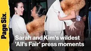 Sarah Paulson and Kim Kardashian's wildest 'All's Fair' moments | Viral Press Tours