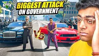 BIGGEST Gang Attack On The Government In GTA 5 😱 | Can We Save The City's Governor? 😰 | GTA 5 RP #11