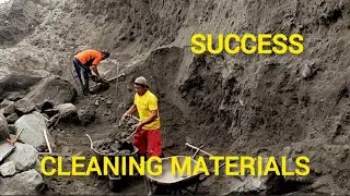 PART 2 CLEANING LANDSLIDE MATERIAL UNTIL IT IS CLEAN 