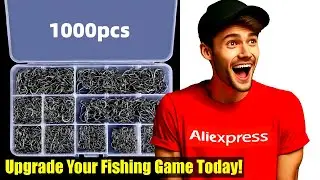 Ultimate Fishing Hook Set - 1000PCS High Carbon Steel Hooks for Rock Fishing Gear