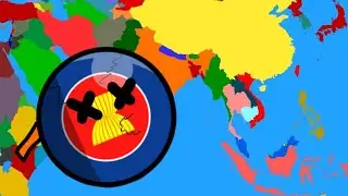 Eliminando países de Asia. Temporada Completa. #humor #viral #countryballs #xd #asia #elimination
