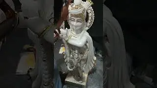 Krishna ji Marble Murti Painting Process For Order Call/ WhatsApp 9058074841