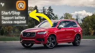 &ldquo;Start-stop Support Battery Service Required&rdquo; in Volvo vehicles
