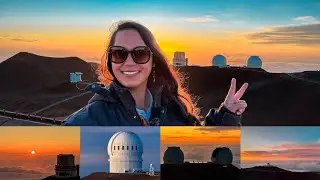 Sunset View from Mauna Kea Summit Hawaii! ❤️