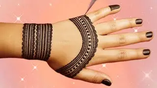 New Stylish Trick Mehndi Design 💖🌸 | Beautiful Simple Mehndi Design | Mehandi banana #mehndi #henna