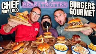 COMIENDO *BURGERS GOURMET* con un CHEF que te PARTES de RISA. *TODA LA CARTA* y BURGER LOTUS
