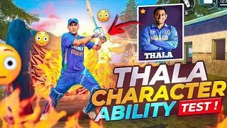 THALA CHARACTER ABILITY TEST 🤯😱 || MS DHONI CHARACTER ABILITY IN FREE FIRE ||