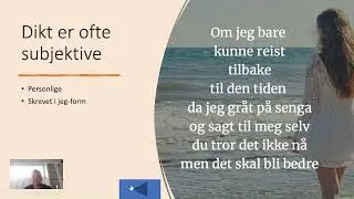 Dikt og sjangertrekk, modul 4