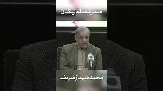President PMLN Shehbaz Sharif interacts with journalists in Lahore.
