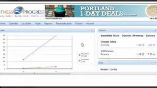 Fitness Progress Cardio Log Entry