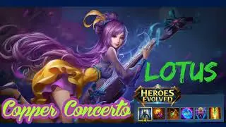 LOTUS | THE BEST HERO SUPPORT FOR YOUR TEAM | HEROES EVOLVED | RANK GAMEPLAY | HERO GAMING