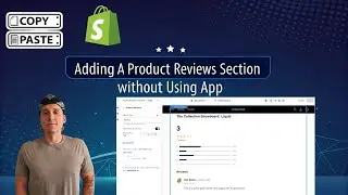 Adding a Product Reviews Section without using App (Copy/Paste)